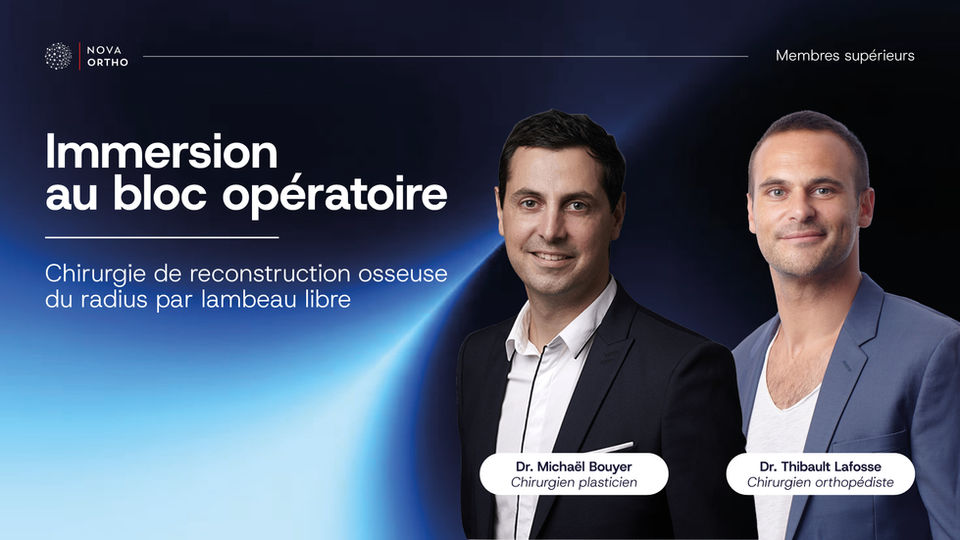 Immersion au bloc - Reconstruction du radius de l’avant-bras par lambeau libre